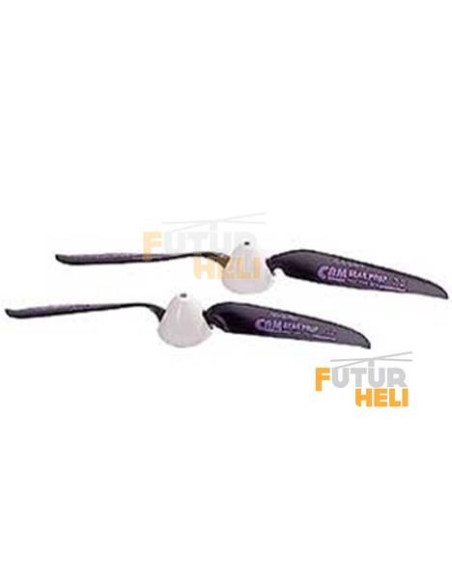 Helice repliable 10 x 8 Complète pour axe 3.2 mm Graupner 1324.25.20