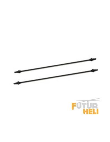 BLH1861 Renfort de poutre de queue carbone ( x 2 ) Blade 5003D / X