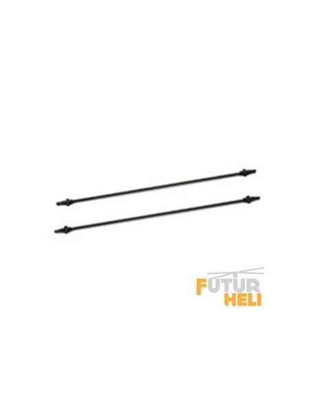 BLH1861 Renfort de poutre de queue carbone ( x 2 ) Blade 5003D / X