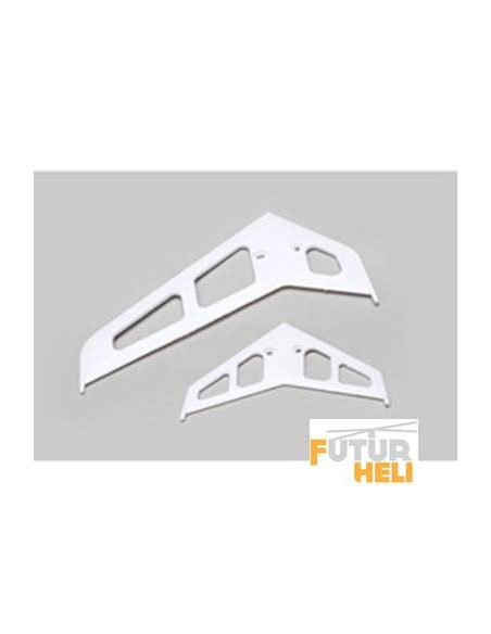 BLH1872 set de stabilisateur Blanc 500 x et Blade 500 3D