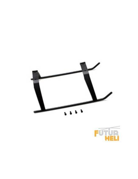 BLH1845B patin d'atterrissage noir Blade 500x / blade 500 3D