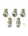 NCPX021S Rotules pour plateau cyclique Microheli serie MCPX012/112