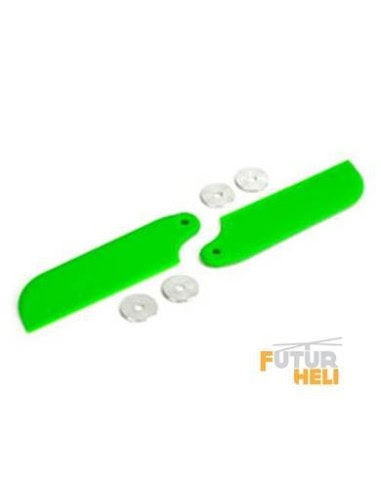 BLH1871GR Pales option anticouple verte Blade 500x / blade 500 3D
