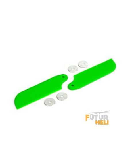 BLH1871GR Pales option anticouple verte Blade 500x / blade 500 3D