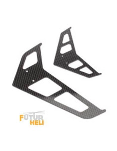 BLH1872C Option stab et dérive carbone Blade 500x / blade 3D