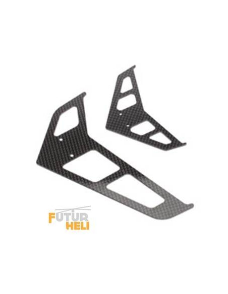 BLH1872C Option stab et dérive carbone Blade 500x / blade 3D