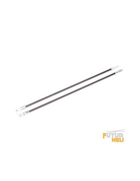 BLH1861A Aubans carbone avec bout Alu Option  Blade 500x / 5003D