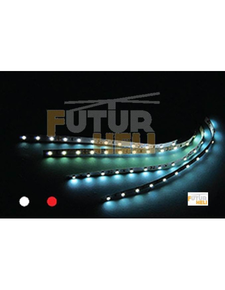 Led Blanche pour quadricopter 20 cm Alimentation prise d'équilibrage