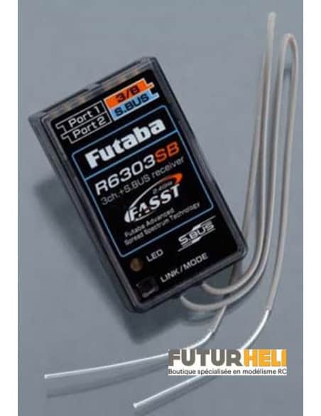 RECEPTEUR R6303SB 3V haut Voltage  Futaba  chez Futurheli.com
