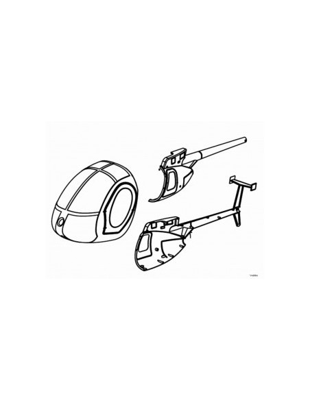 Fuselage solo pro 127 Nine Eagle NE251401