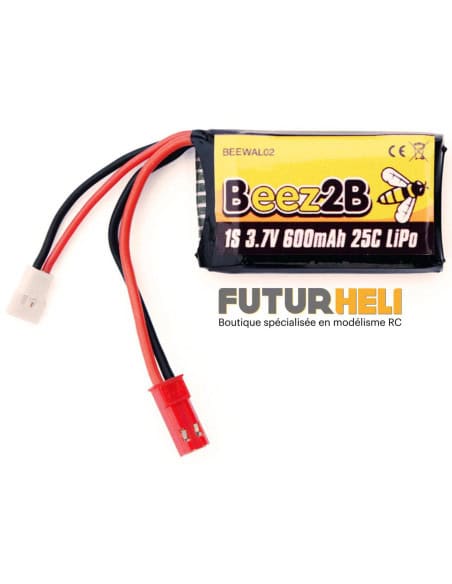lipo 600 mAh 1S 3.7v 25C Beez2B