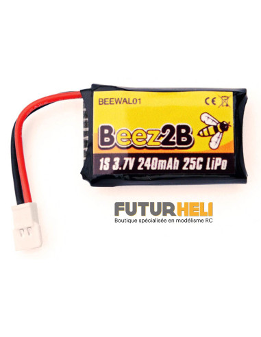 lipo 240 mAh 1S 3.7v 25C Beez2b