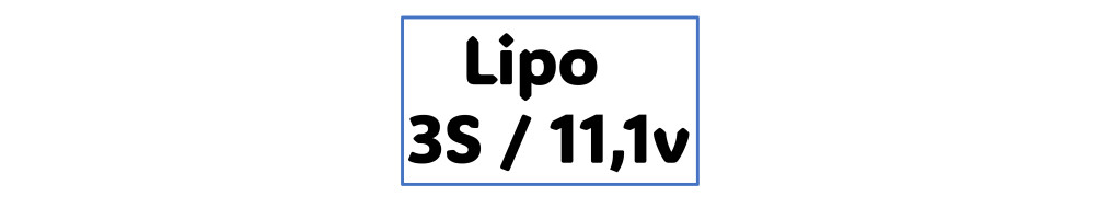 Batteries lipo 3S (11,1v)