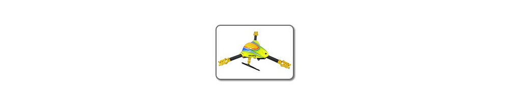 Châssis Tricopter Rakonheli distribution pour la France Futurheli.com
