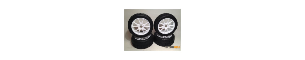 Achetez vos roues complètes pour votre voiture RC , buggy truggy crawler ou piste chez Futurheli.com