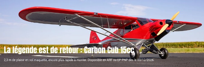 Hangar 9 Carbon Cub (env 2,29m ) ARF HAN-3447