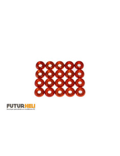 Rondelles M2 (x20) vert LX0297