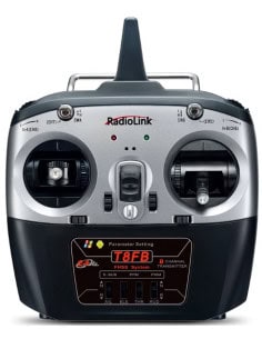 Radio 8 voies BT T8FB + Récepteur R8EF RadioLink Mode 1