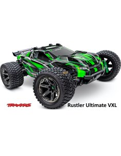 Rustler Ultimate 4WD VXl 3S vert Traxxas 67097-4-GRN futurheli distribution