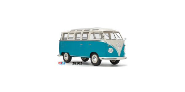 Tamiya 28102 volkswagen Type 2 Bleu/Blanc 1/24 sans colle en précommande